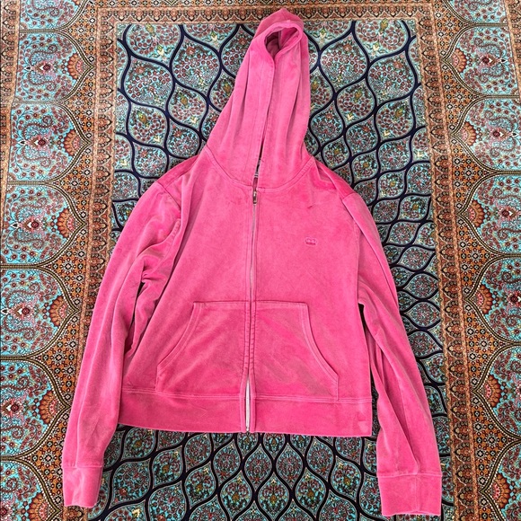 Juicy Couture Fuchsia Velour Jacket - Picture 6 of 7